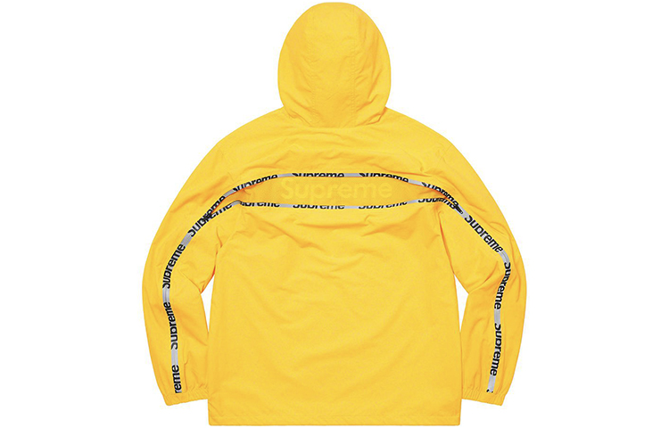 Куртка Supreme SS21 Reflective Zip Hooded Jacket (черная) — фото 6