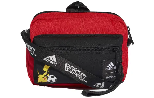 Adidas Pokémon, Collaboration Cotton Handbag, Shoulder Bag, Crossbody Bag Unisex Red