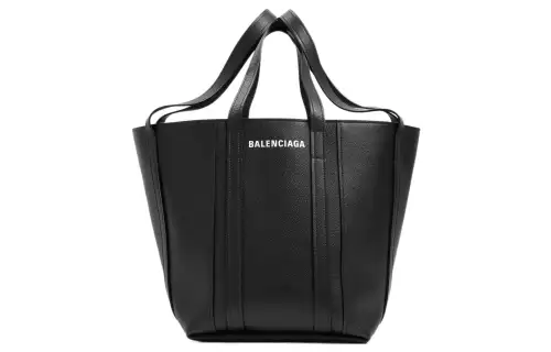 Balenciaga Grain Calfskin Handbag Women's Black
