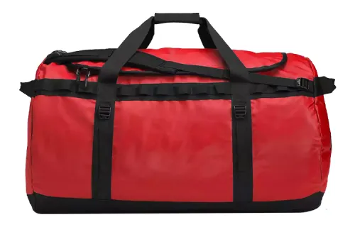 THE NORTH FACE 132L Travel Bag Outdoor Bag Recycled Nylon Red Unisex