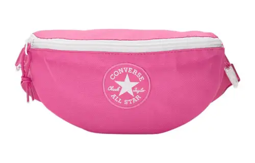 Converse Polyester One Shoulder Crossbody Fanny Pack Regular Unisex Pink Purple