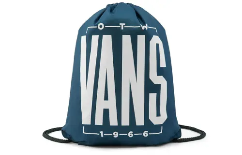 Vans Polyester Drawstring Bag Gym Bag Backpack Regular Unisex Dark Blue