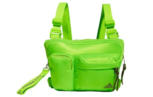 Adidas X IVY PARK Collaboration Zip Closure Polyamide Backpack Regular Unisex Neon Green