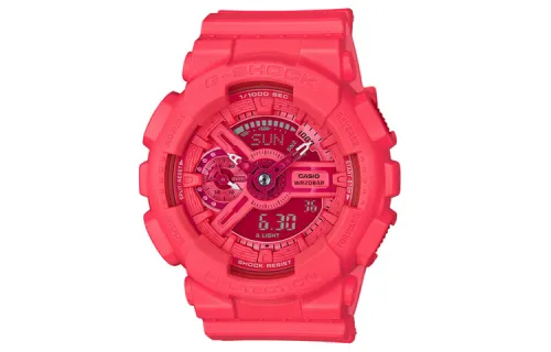 CASIO Women's YOUTH Red Watch GMA-S110VC-4A