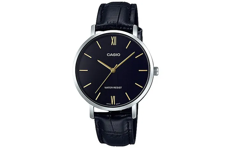 CASIO Women's Standard Series Black Watch LTP-VT01L-1B