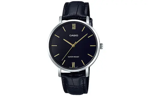 CASIO Women's Standard Series Black Watch LTP-VT01L-1B
