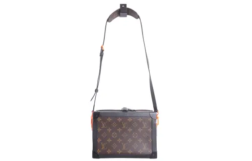 LOUIS VUITTON Soft Trunk Monogram With Leather Strap Brown