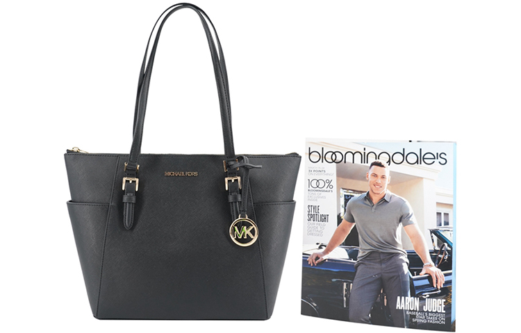 MICHAEL KORS  MK Charlotte Logo  Tote