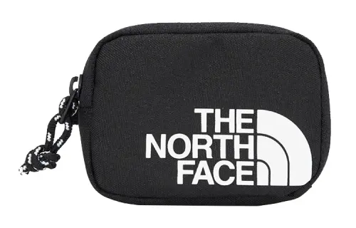 THE NORTH FACE Polyester Card Holder, Wallet Mini Unisex Black