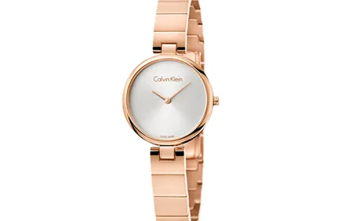 CALVIN KLEIN Pure Collection CK Quartz Wrist Watches Quartz Movement Stainless Steel Watchband Silver Dial Women's