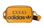 GUCCI Adidas Originals Collaboration Leather Camera Bag, Shoulder Bag, Crossbody Bag Men's Yellow