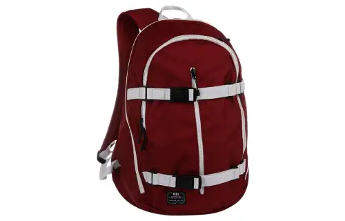 Nike Polyester Backpack Regular Unisex Maroon