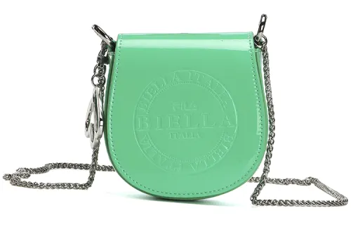 FILA Fabric, PU Saddle Bag, Crossbody Bag Regular Women's Spring Tender Green