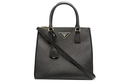 PRADA Calfskin Handbag Women's Black