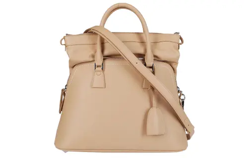 Maison Margiela Leather Handbag Medium Women's Nude