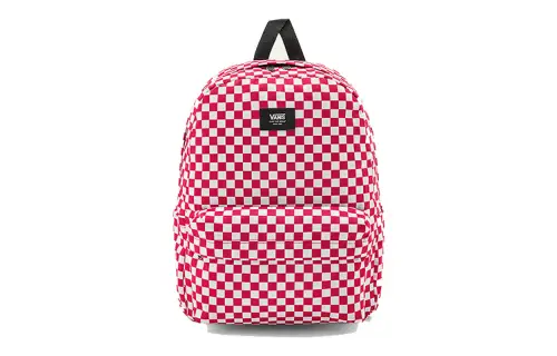 Vans Polyester Backpack Regular Women's Red White