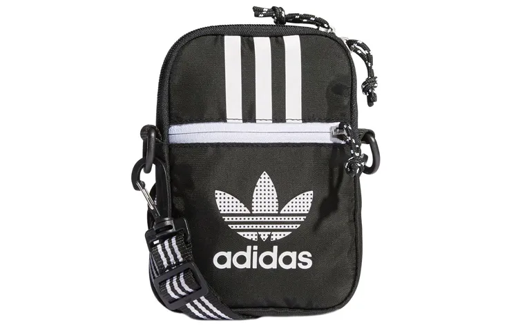 Adidas Originals Polyester Shoulder Bag, Crossbody Bag Regular Unisex Black