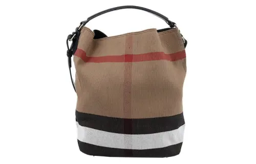 Burberry Leather Bucket Bag, Shoulder Bag, Crossbody Bag, Handbag Women's