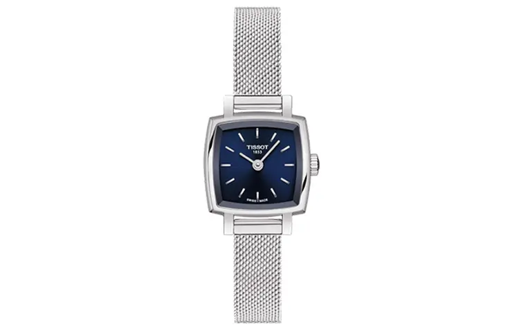 TISSOT Le Ai Collection Quartz Movement Women's Watch 20mm Blue Dial Stainless Steel Case