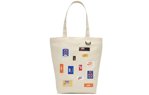 Nike Heritage Acrylic Tote Bag, Shopping Bag, Shoulder Bag, Handbag Regular Unisex White