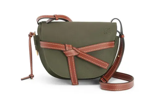 LOEWE Gate Cow Leather Bowknot Bag, Handheld Crossbody Bag, Shoulder Bag Women's