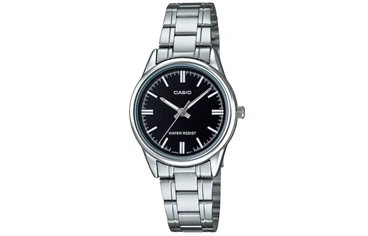 CASIO Women's Standard Series 34mm Black Watch LTP-V005D-1A
