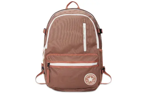 Converse Straight Edge Polyester Backpack Regular Unisex Brown
