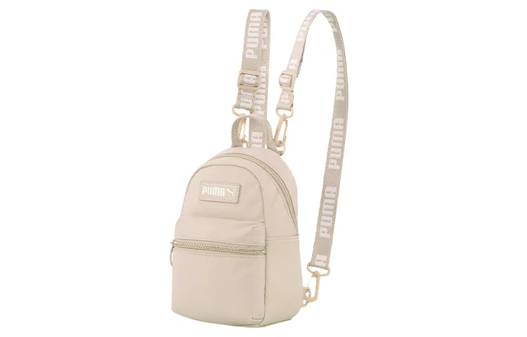 PUMA Artificial Leather With Textile Backpack Regular Women's Ecru