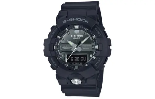 CASIO Men Liquid Crystal/Analog Dual Display Series Black Watch GA-810MMA-1AER