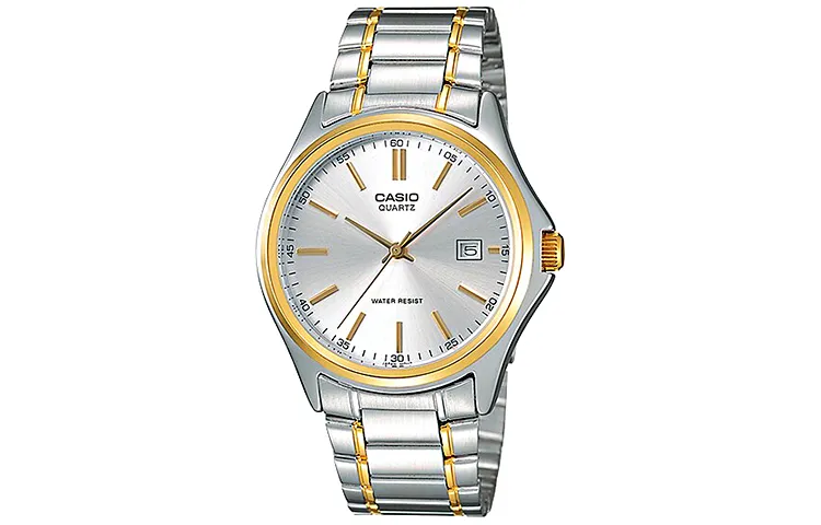 CASIO STANDARD GENERAL Quartz Movement Stainless Steel Strap Watch Men's Watches Silver Dial