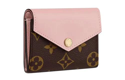 LOUIS VUITTON Wallet Zoe Monogram Rose Ballerine