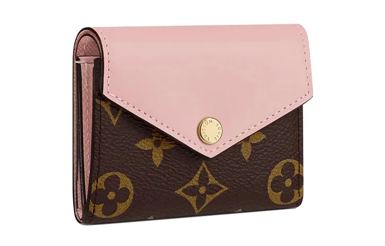 LOUIS VUITTON Wallet Zoe Monogram Rose Ballerine