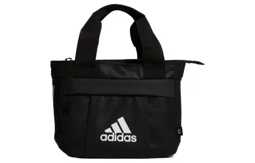 Adidas Polyester Handbag Regular Unisex Black