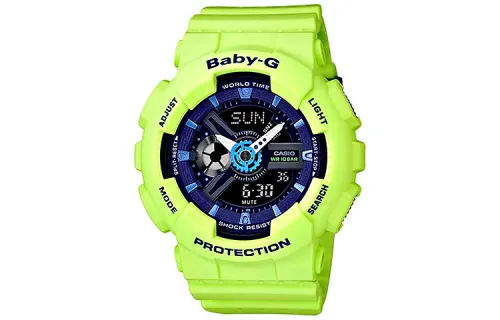 CASIO Women's BABY-G Black Watch BA-110PP-3A