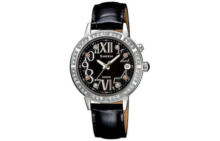 CASIO Women's SHEEN Black Watch SHE-4031L-1AU