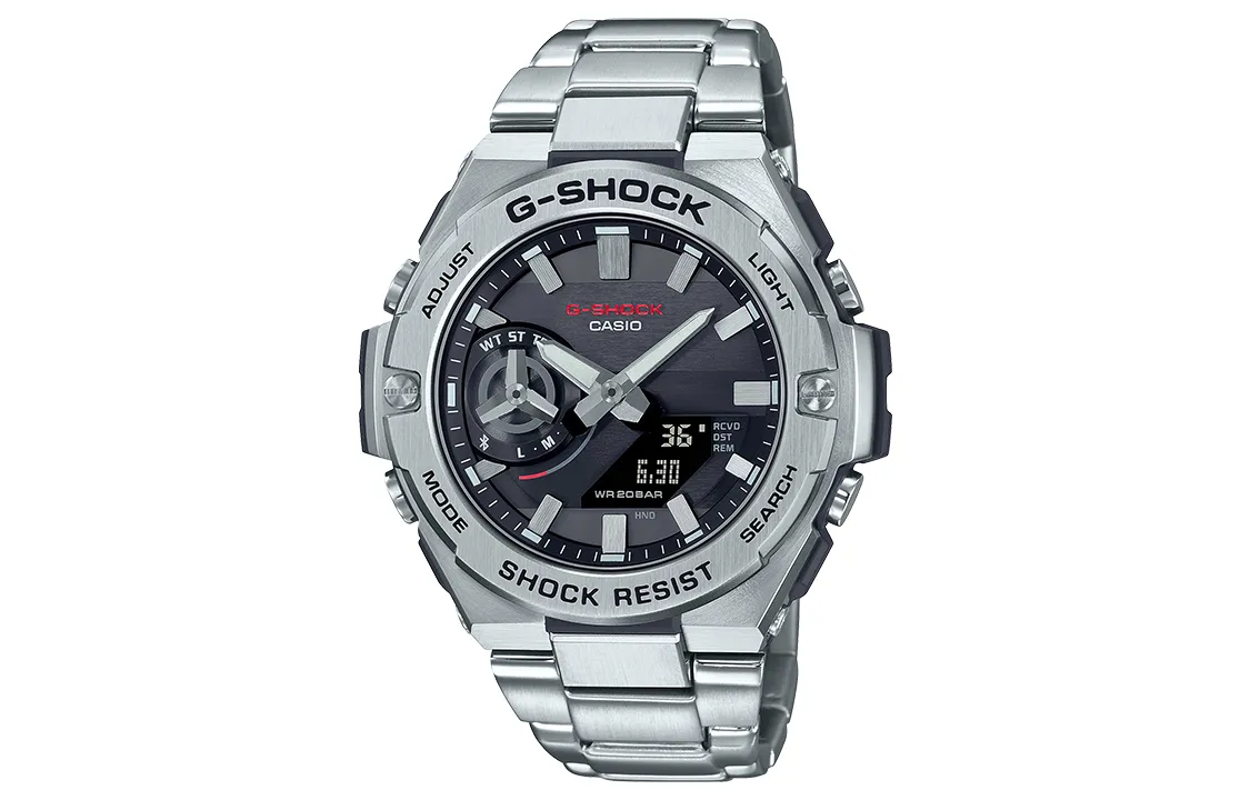 CASIO Men G-STEEL Series Black Watch GST-B500D-1APF