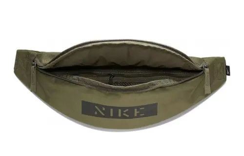 Nike Heritage Polyester Crossbody Bag, Fanny Pack, Sling Bag Regular Unisex Army Green