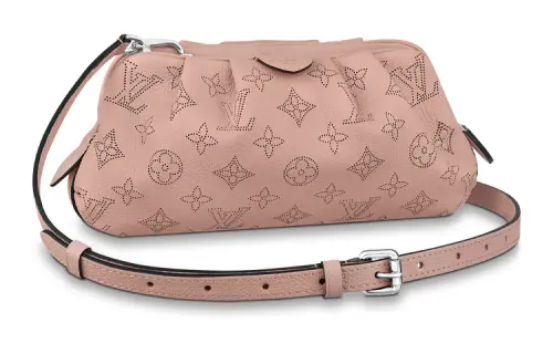 LOUIS VUITTON Scala Pouch Mini Mahina Perforated Magnolia Pink