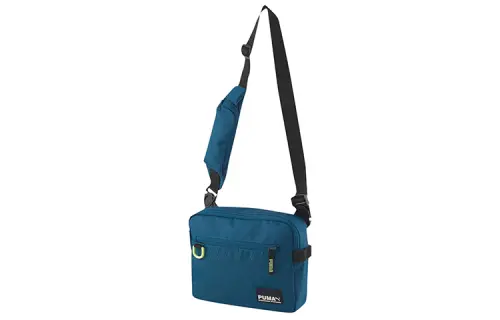 PUMA Fabric Shoulder Bag, Crossbody Bag Regular Unisex Dark Blue