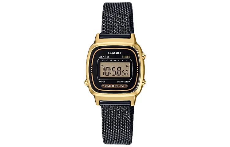 CASIO Men YOUTH Black Watch LA670WEMB-1