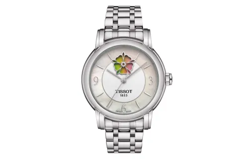 TISSOT Heart Collection Automatic Mechanical Movement Women's Watch 35mm White Dial Stainless Steel Case
