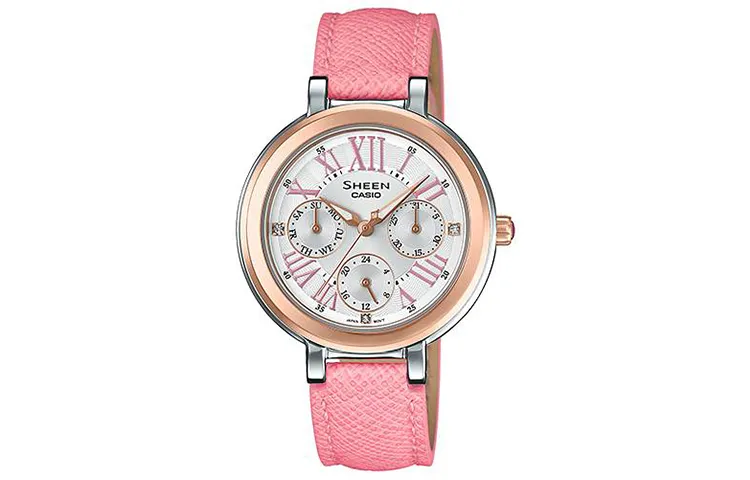 CASIO Women's SHEEN Pink Watch SHE-3034BGL-7A