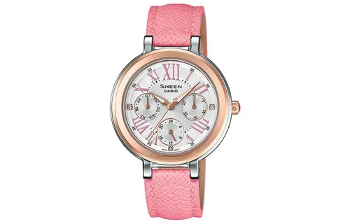 CASIO Women's SHEEN Pink Watch SHE-3034BGL-7A