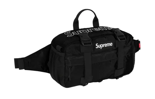 Supreme Nylon Fabric Sling Bag, Crossbody Bag, Fanny Pack Regular Men's Black