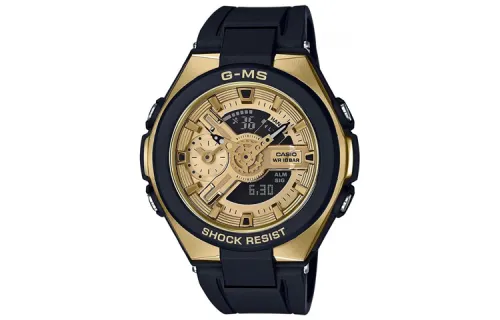 CASIO Women's BABY-G 46mm Gold Watch MSG-400G-1A2JF