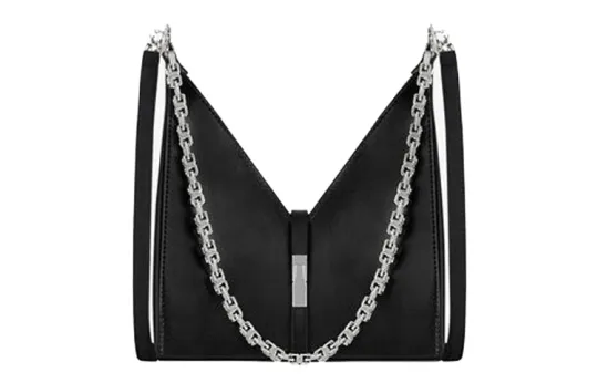 GIVENCHY Cut out Smooth Cow Leather Handbag, Shoulder Bag, Crossbody Bag Mini Women's Black