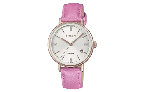 CASIO Women's SHEEN Mother Of Pearl Color Watch