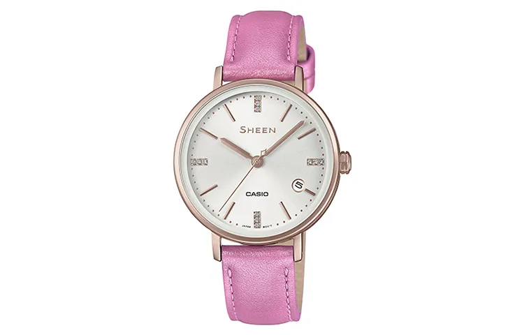 CASIO Women's SHEEN Mother Of Pearl Color Watch