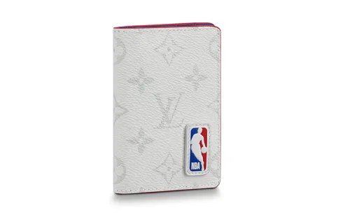 LOUIS VUITTON Coated Canvas Wallet Regular Men's White