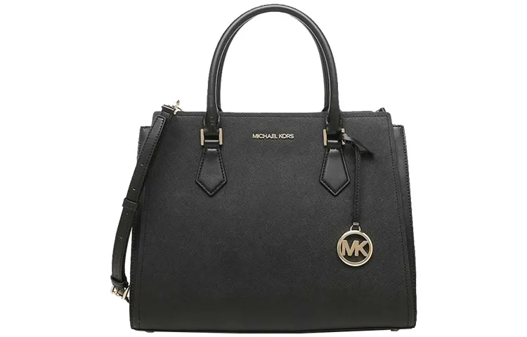 MICHAEL KORS Hope Cow Leather Briefcase, Handbag Large Women's Black